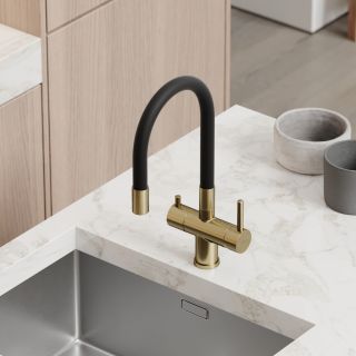 Смеситель для кухни Sancos Lucia SC4004BG брашированное золото